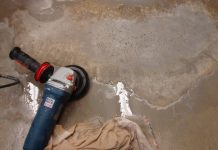 Как шлифовать бетонный пол болгаркой