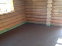 Устройство бетонных полов в деревянном доме