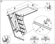 Инструкция по установке чердачной лестницы