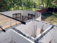 Строительство дома по технологии несъемной опалубки