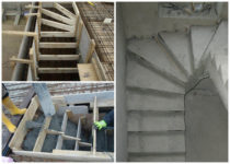 Изготовление монолитных бетонных лестниц